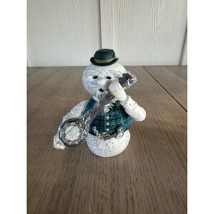 Sam the Snowman Figurine  with Banjo Rudolph the Red Nosed Reindeer Misfit Toys